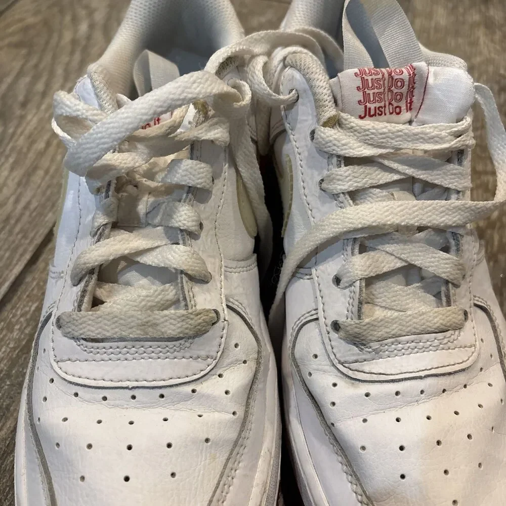 Nike Air Force 1 Thank You Plastic Bag White/Red Youth Size 6